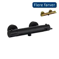 Nortiq Edgewater termostatarmatur - mat sort