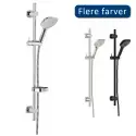 Damixa Pine Flex brusesæt, 3 funktioner, krom