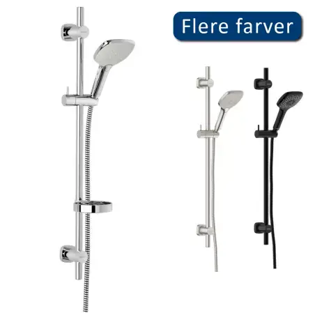 Damixa Pine Flex brusesæt, 3 funktioner, krom