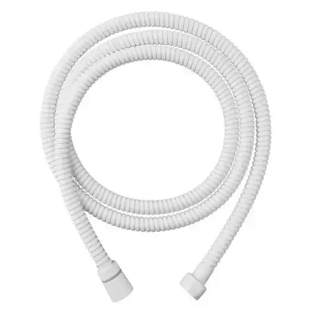 Damixa Silhouet Metal Bruseslange, 1500 mm - mat hvid