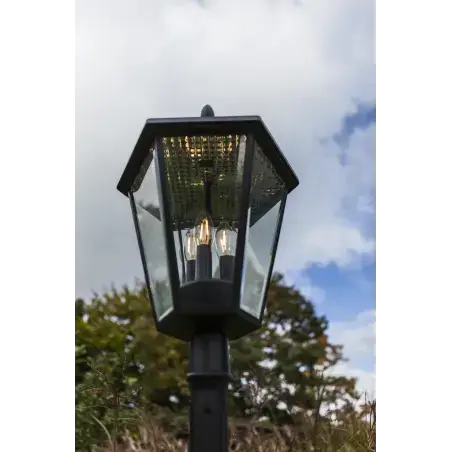 LUTEC London LED udendørs bedlampe med solceller