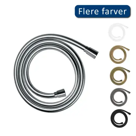 Hansgrohe Isiflex bruserslange - 1/2 inc x 1,6 m - krom
