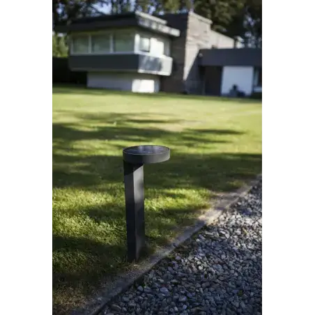 LUTEC Diso udendørs LED pullert med solcelle 2W