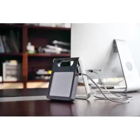 LUTEC Padlight mørkegrå LED transportabel lampe med solcelle 1,2W