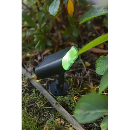 LUTEC Ginbo SMART udendørs bedlampe med solceller RGBW 7W