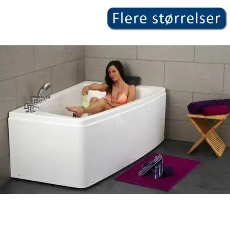 TopDesign spabad 151x101 - 1 personers - Højrevendt