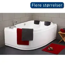 TopDesign spabad 170x120 - 2 personers - Højrevendt