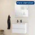 Nortiq Miami møbelpakke i højglans hvid, 2 skuffer m/softclose - 60 cm