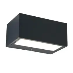 Lutec Gemini Square Small udendørs LED væglampe 10,5W