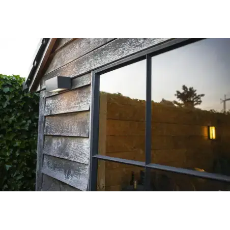 Lutec Gemini Square Small udendørs LED væglampe 10,5W