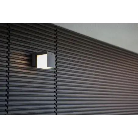 Lutec Cuba enkelt LED udendørs væglampe 12,2W