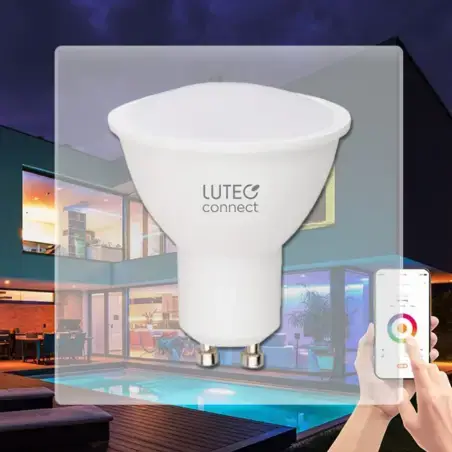 LUTEC LED pærer, White and Color Ambiance GU10