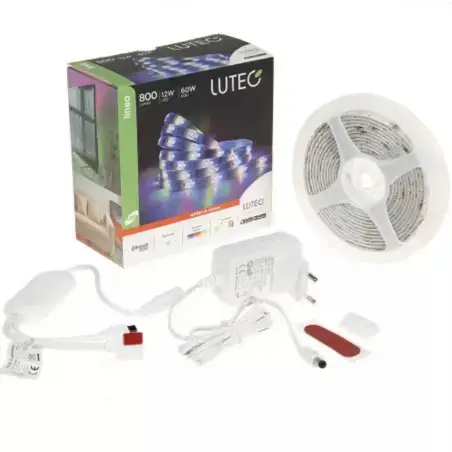 LUTEC LED strip, White and Color Ambiance, 3 meter