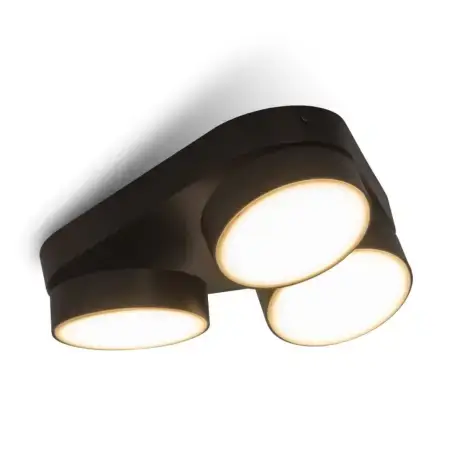 LUTEC Stanos, 3 spot SMART-LED, White Ambiance, mat sort