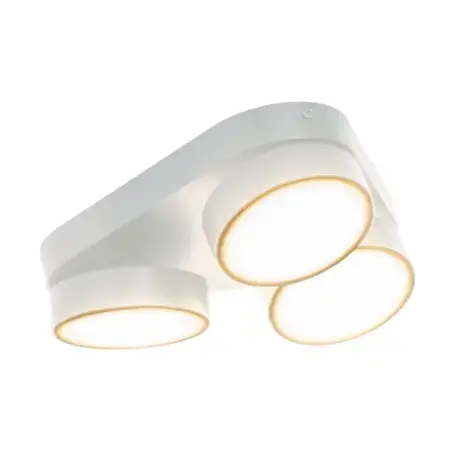 LUTEC Stanos, 3 spot SMART-LED, White Ambiance, mat hvid