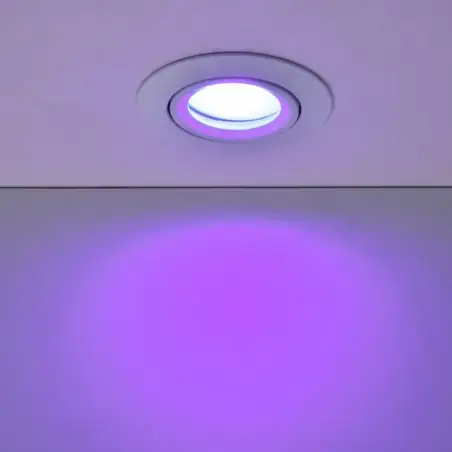 LUTEC Scop 3 stk. indbygningsspot, Colour and White Ambiance, hvid