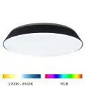 LUTEC Panter SMART-LED loftlampe, White and Colour Ambiance, Mat Sort