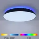 LUTEC Panter SMART-LED loftlampe, White and Colour Ambiance, Mat Sort
