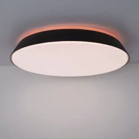 LUTEC Panter SMART-LED loftlampe, White and Colour Ambiance, Mat Sort