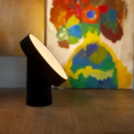 LUTEC Moa SMART-LED bordlampe, White and Colour Ambiance, Sort
