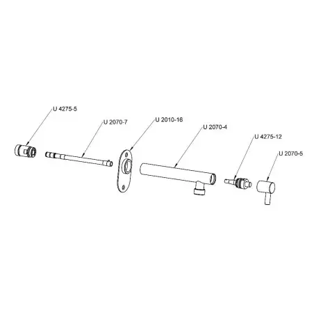 Eqi 3/4" Posteventil udendørs - murtykkelse 300 mm