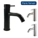 Vivaldi Blyfri Håndvaskarmatur, mat sort, u/bundventil