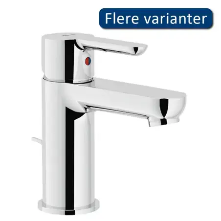 Alterna Image Håndvaskarmatur med bundventil - Krom