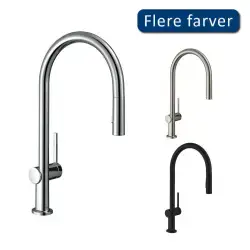 Hansgrohe Talis M54, 1-grebs køkkenarmatur 210, C-tud m/udtræk, 2jet - Krom