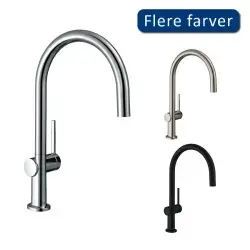 Hansgrohe Talis M54, 1-grebs køkkenarmatur 220, C-tud, 1jet - krom