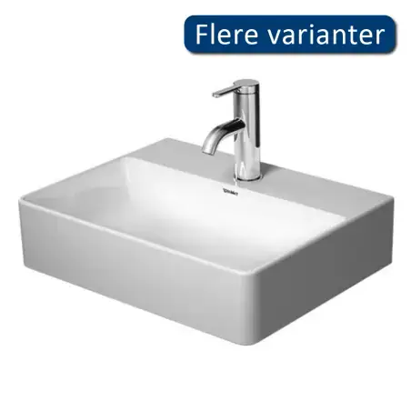 Duravit DuraSquare vask til møbel 45 X 35 cm, U/Wondergliss