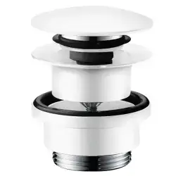 Hansgrohe Push-open bundventil i mat hvid