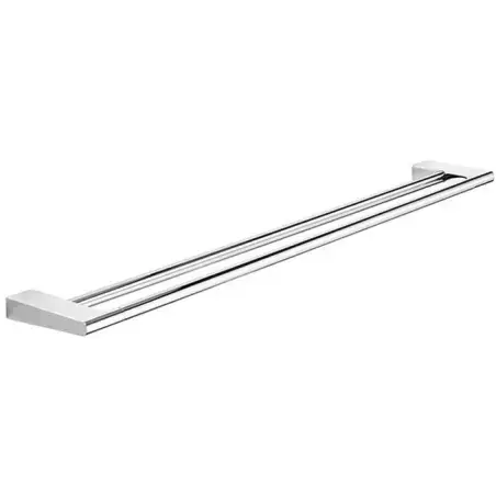 Pressalit Style, stor dobbelt Håndklædestang, 81 cm, krom