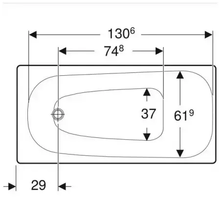 IFÖ CARIBIA BADEKAR 1400 MM
