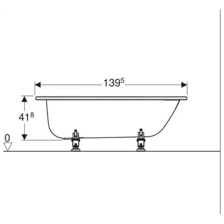 IFÖ CARIBIA BADEKAR 1400 MM