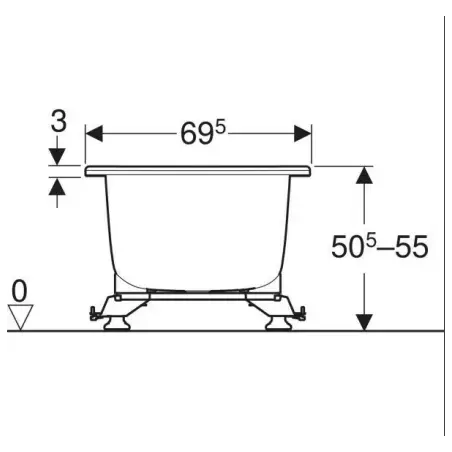 IFÖ CARIBIA BADEKAR 1400 MM