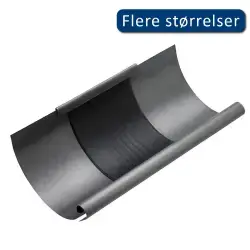 VMZINC Quartz ekspansionsstykke til tagrende nr. 11, halvrund