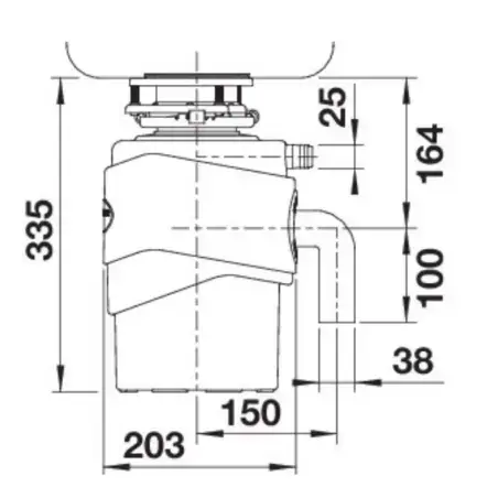 BLANCO køkkenkværn Max