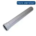 HTP rør m/1 muffe 110-1000mm,