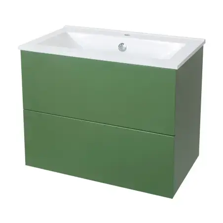 Nortiq Bakkedahl møbelpakke i støvet grøn, m/softclose - 60 cm