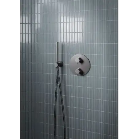 Damixa Silhouet HS1komplet brusesystem i børstet grafitgrå