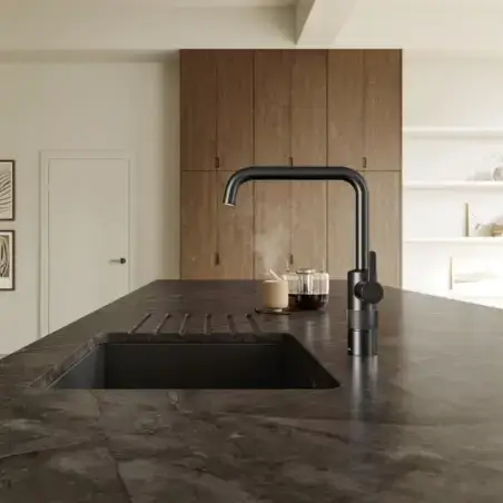 Damixa Silhouet instant kogende vandhane, børstet grafitgrå