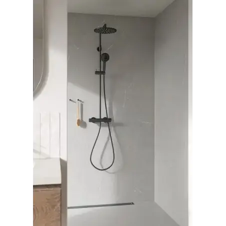 Damixa Silhouet brusesystem - Børstet grafitgrå