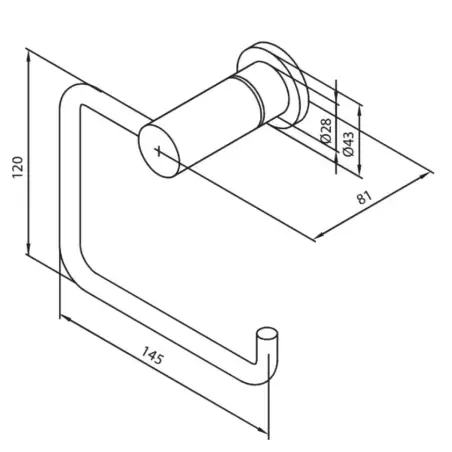 Damixa Toiletpapirholder