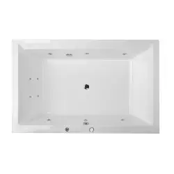 Danline Square, spabad kobber-pakke - 190 x 120 cm