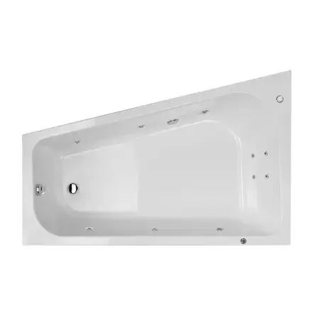Danline Costa hjørnespabad, Venstre, kobber-pakke - 170 x 110 cm