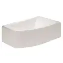 Danline Iggy hjørnespabad, platin-pakke - 160 x 85 cm