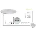 Danline Round spabad, guld-pakker, til indmuring - Ø160 cm