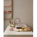 Quooker Flex Round Rose Kobber 5 i 1, inkl. Pro3 beholder & Cube køler