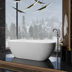 Danline Fura fritstående badekar - 190 cm