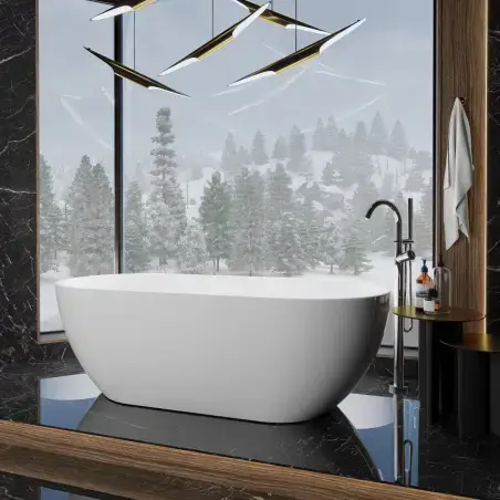 Danline Fura fritstående badekar - 190 cm